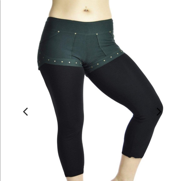 MahaDevi Design Organic Cotton & Bamboo Artemis Booty Shorts, charcoal - Picture 4 of 8